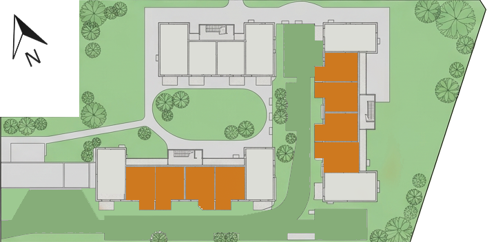 Frontansicht Wohnung 1