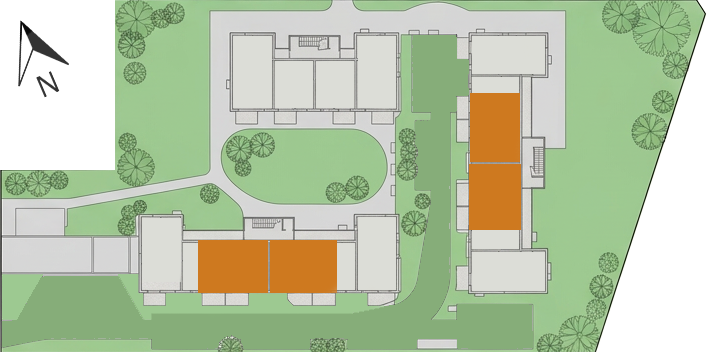 Frontansicht Wohnung 3