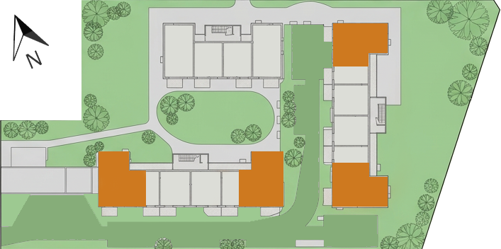 Frontansicht Wohnung 2